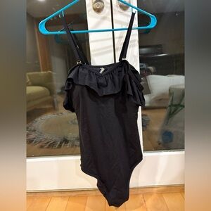Lands' End one piece Black Swimsuit